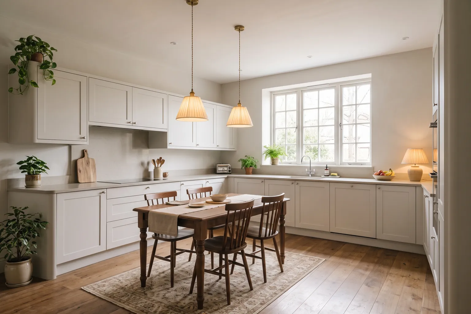 The same kitchen furnished in Classic style