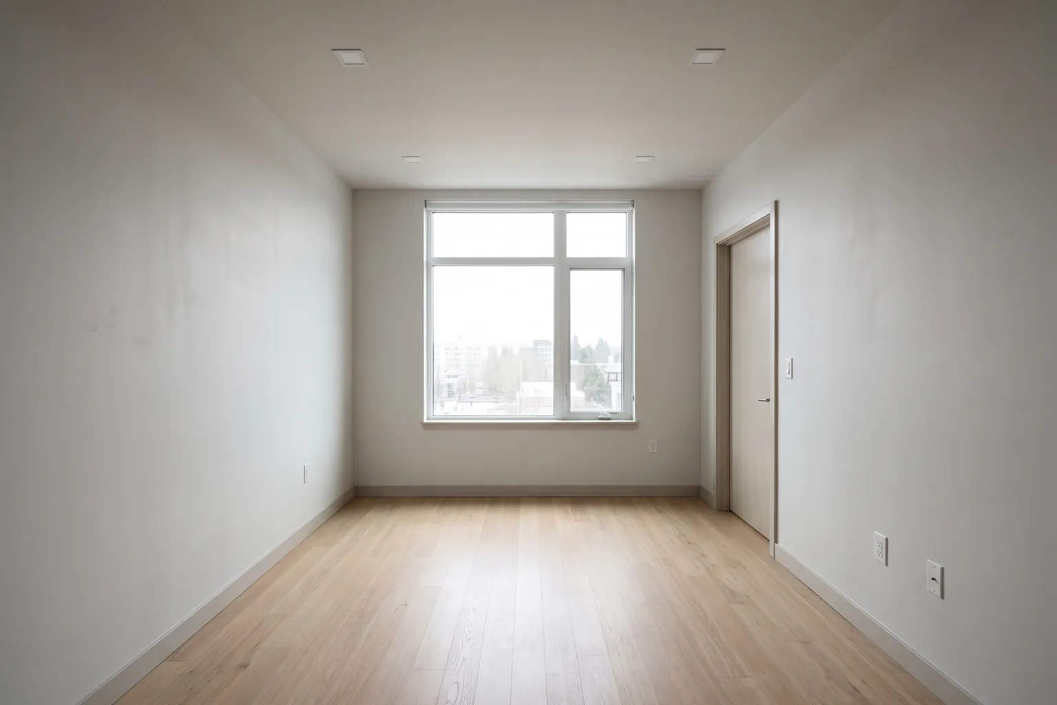 Empty office before redesign